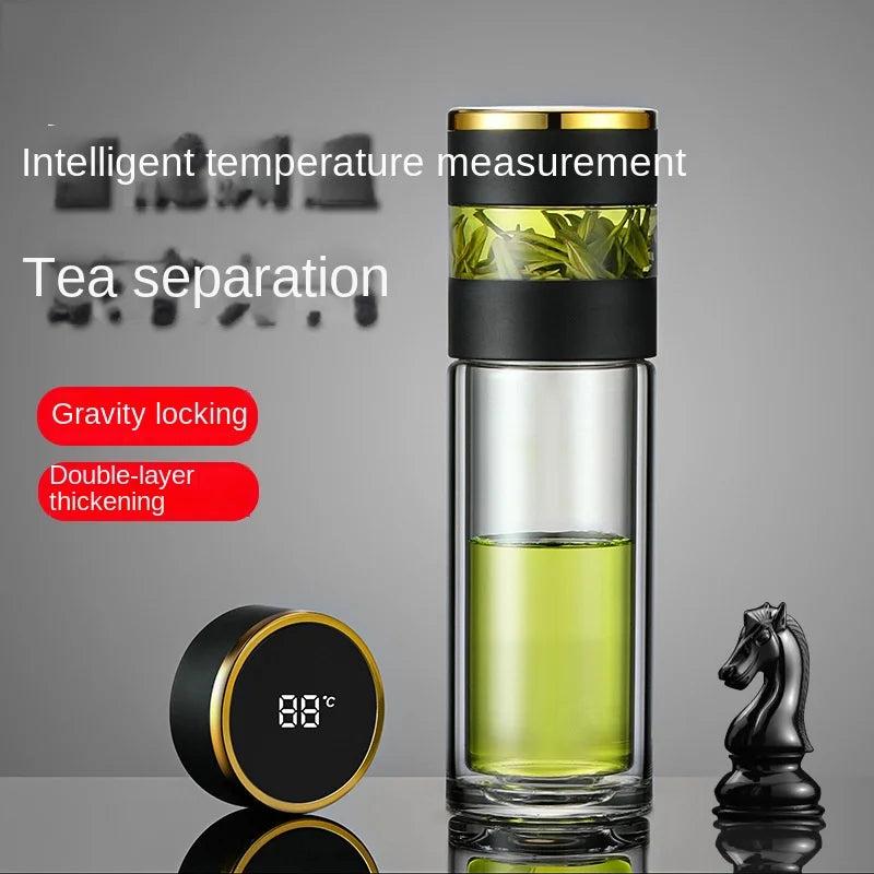 450ml Tea Infuser Vacuum Flask LED Display